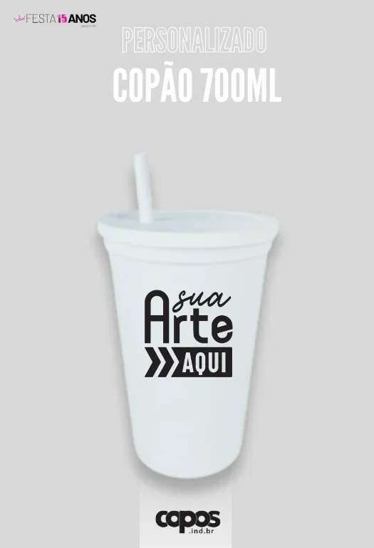 COP&Atilde;O 700ML BRANCO