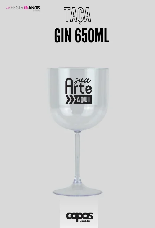 TA&Ccedil;A DE GIN CRISTAL