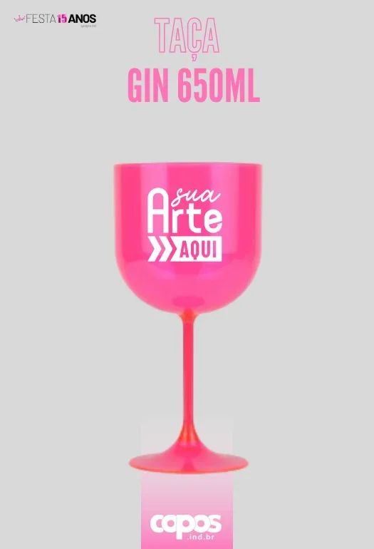 TA&Ccedil;A DE GIN PINK