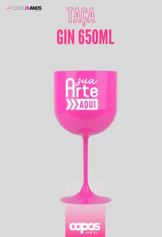 TA&Ccedil;A DE GIN ROSA
