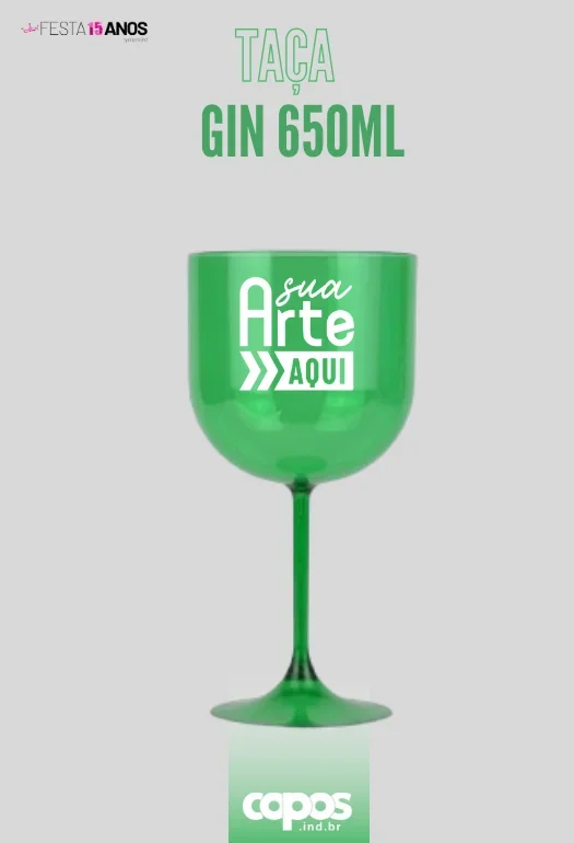 TA&Ccedil;A DE GIN VERDE